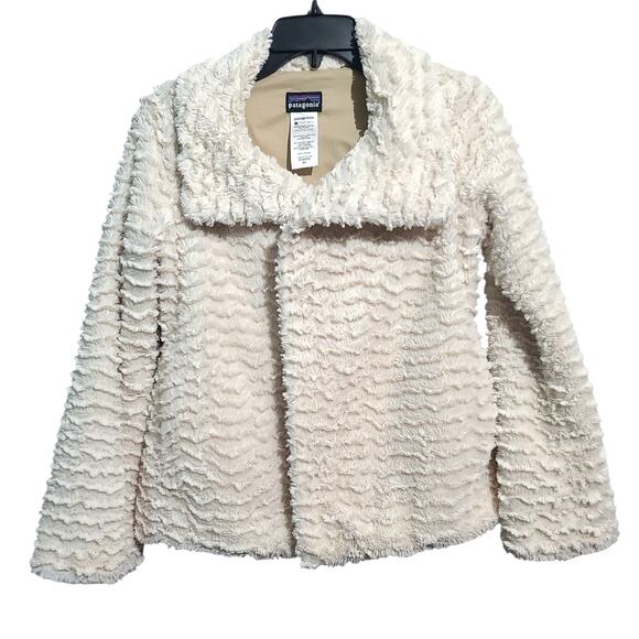Patagonia Jackets & Blazers - Patagonia Women's Cream Pelage Soft Fleece Jacket Size XS